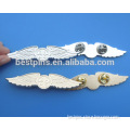 2 butterfly clutch custom metal pilot wings pin badge